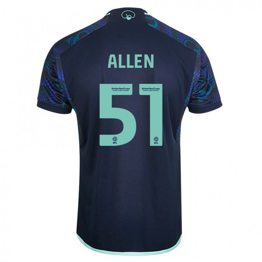 Homem Camisola Charlie Allen #51 Azul Alternativa 2023/24 Camisa