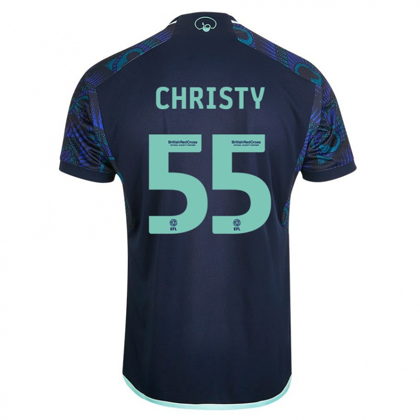 Homem Camisola Harry Christy #55 Azul Alternativa 2023/24 Camisa