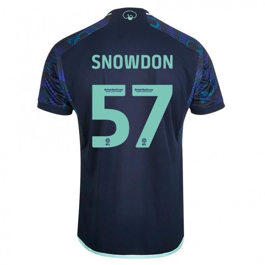 Homem Camisola Joe Snowdon #57 Azul Alternativa 2023/24 Camisa