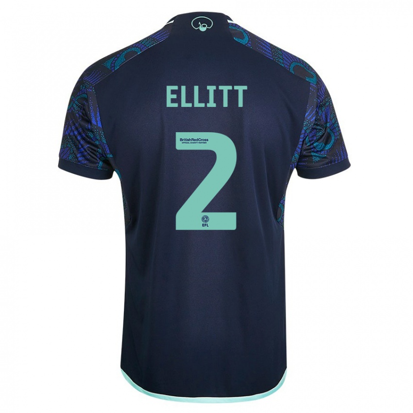 Homem Camisola Izzy Ellitt #2 Azul Alternativa 2023/24 Camisa