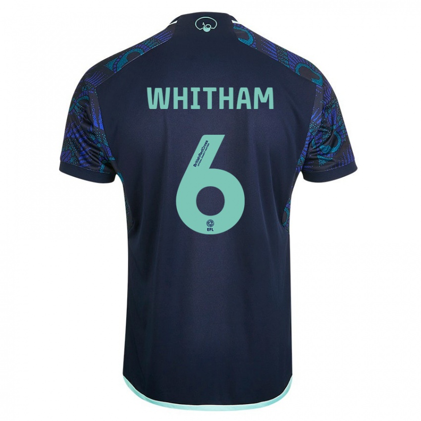 Homem Camisola Danielle Whitham #6 Azul Alternativa 2023/24 Camisa