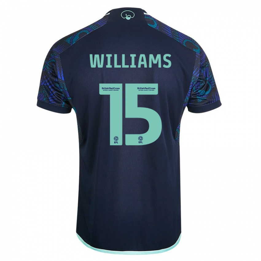 Homem Camisola Paige Williams #15 Azul Alternativa 2023/24 Camisa