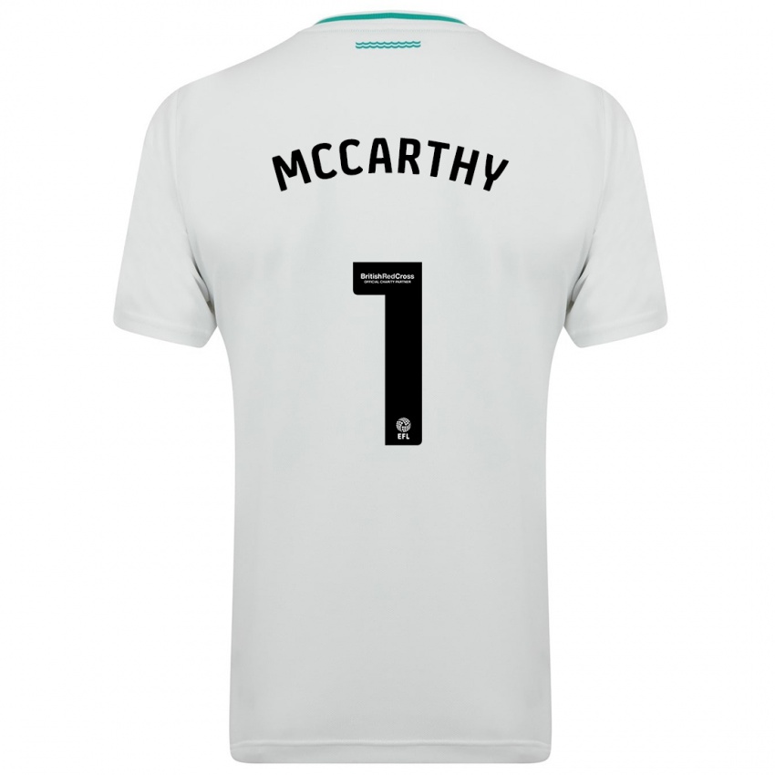 Homem Camisola Alex Mccarthy #1 Branco Alternativa 2023/24 Camisa