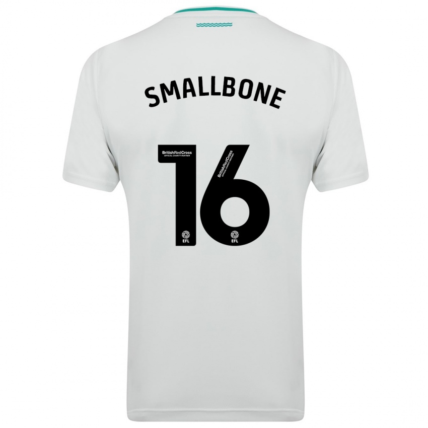 Homem Camisola Will Smallbone #16 Branco Alternativa 2023/24 Camisa