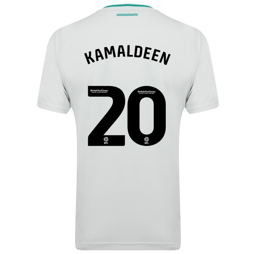 Homem Camisola Kamaldeen Sulemana #20 Branco Alternativa 2023/24 Camisa
