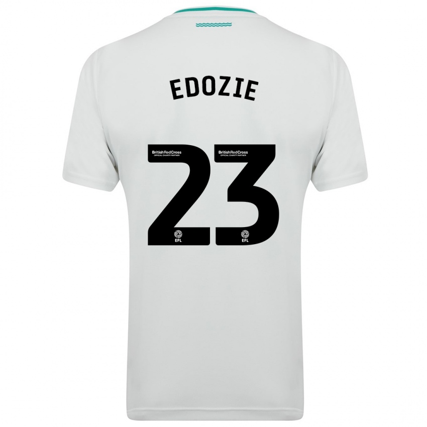 Homem Camisola Samuel Edozie #23 Branco Alternativa 2023/24 Camisa