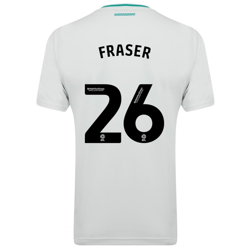 Homem Camisola Ryan Fraser #26 Branco Alternativa 2023/24 Camisa