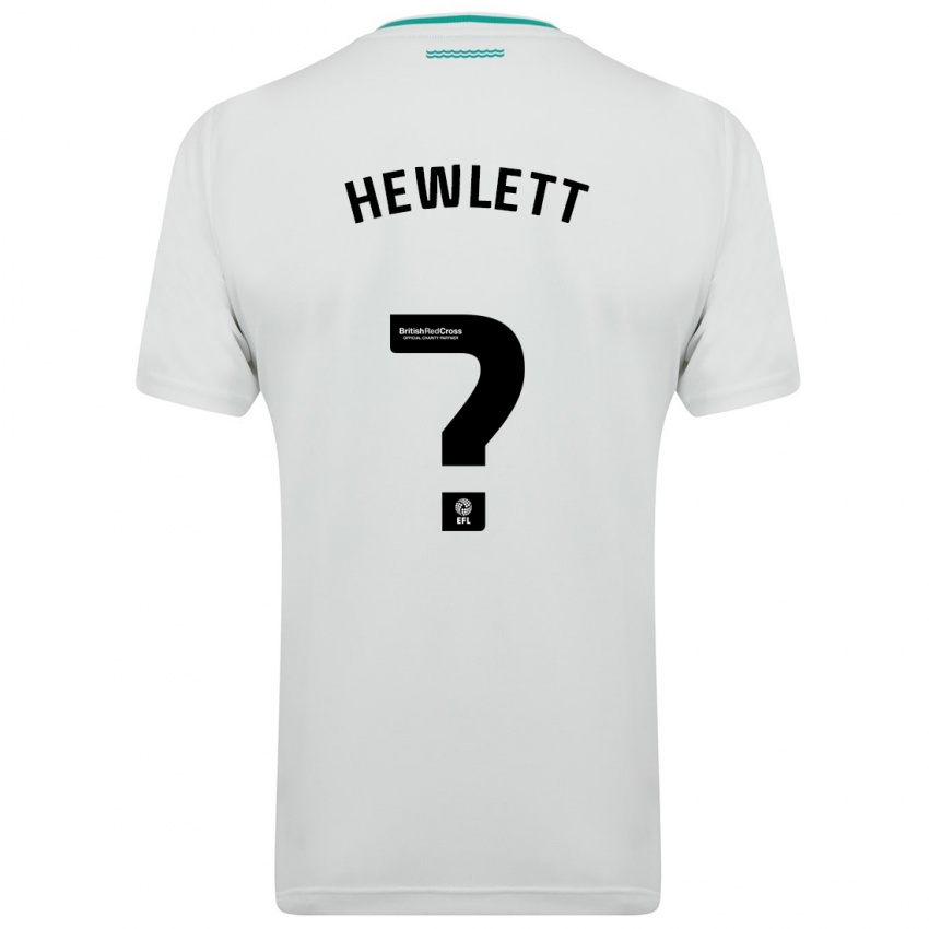 Homem Camisola Jem Hewlett #0 Branco Alternativa 2023/24 Camisa