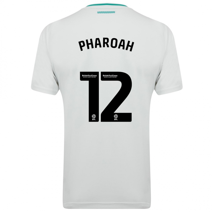 Homem Camisola Sophia Pharoah #12 Branco Alternativa 2023/24 Camisa