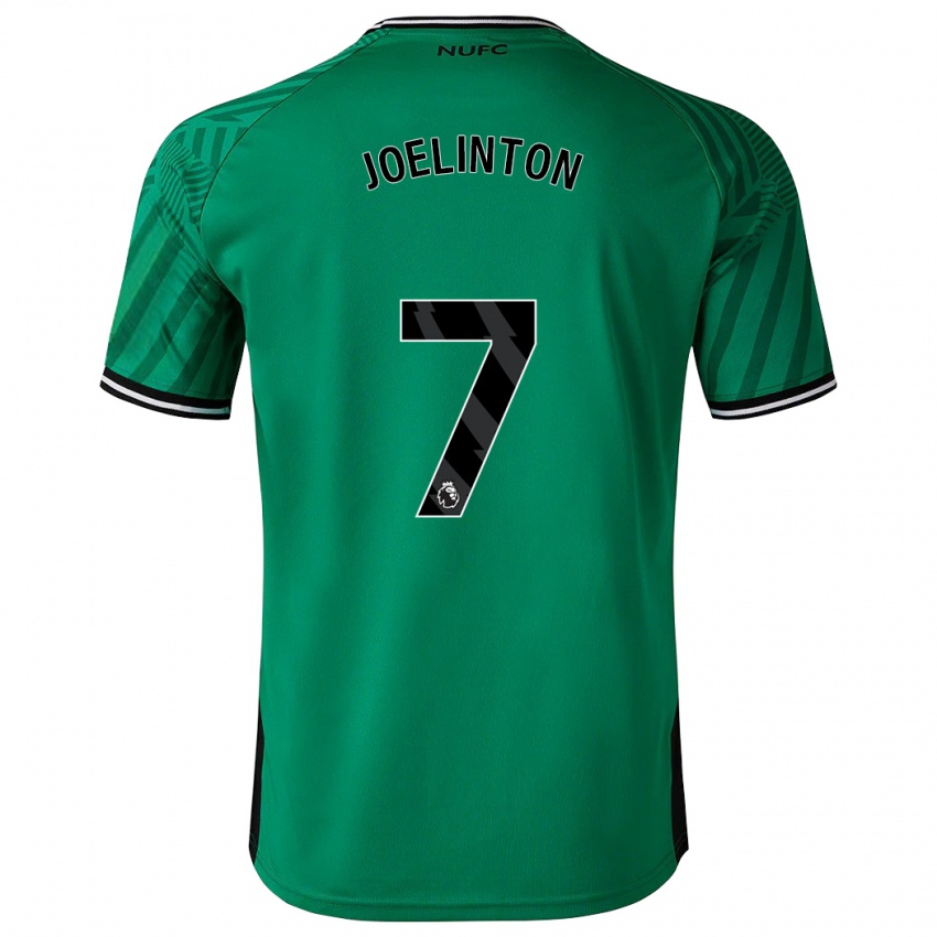 Homem Camisola Joelinton #7 Verde Alternativa 2023/24 Camisa
