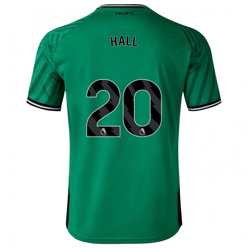 Homem Camisola Lewis Hall #20 Verde Alternativa 2023/24 Camisa