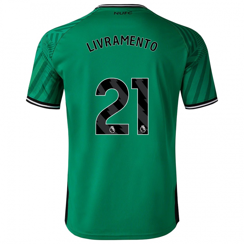 Homem Camisola Tino Livramento #21 Verde Alternativa 2023/24 Camisa