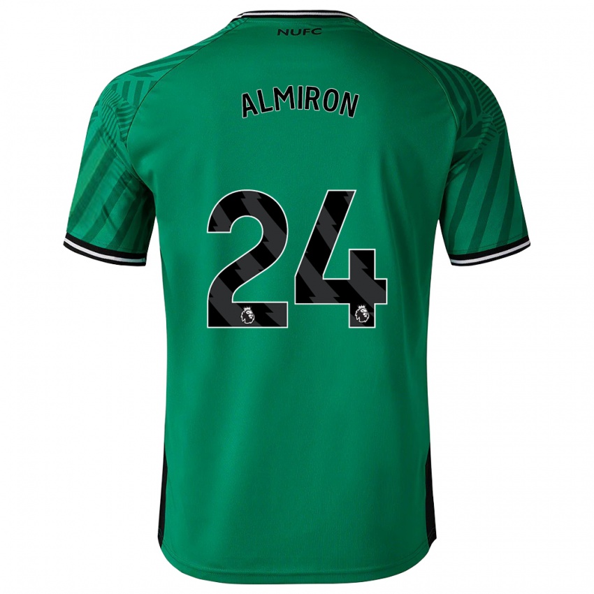 Homem Camisola Miguel Almiron #24 Verde Alternativa 2023/24 Camisa