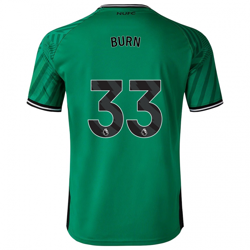 Homem Camisola Dan Burn #33 Verde Alternativa 2023/24 Camisa