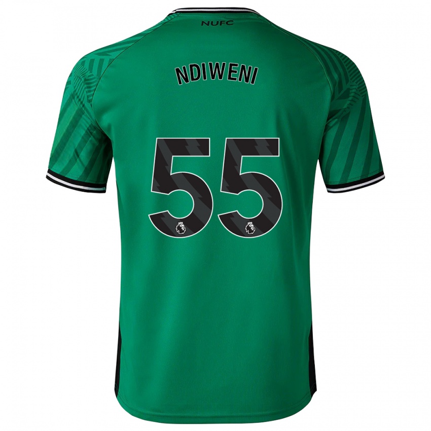 Homem Camisola Michael Ndiweni #55 Verde Alternativa 2023/24 Camisa