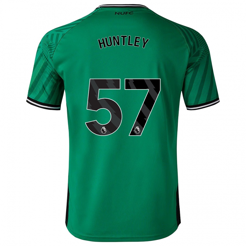 Homem Camisola James Huntley #57 Verde Alternativa 2023/24 Camisa