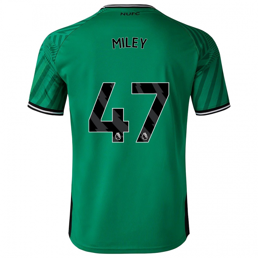 Homem Camisola Jamie Miley #47 Verde Alternativa 2023/24 Camisa