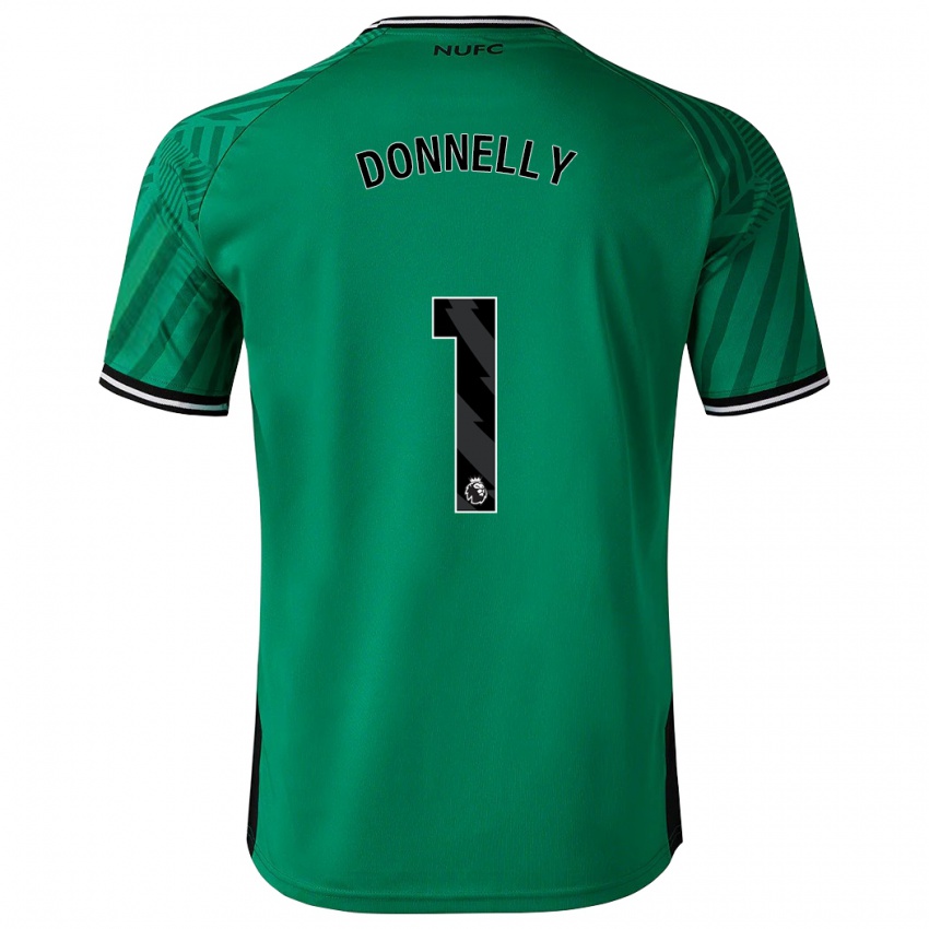 Homem Camisola Grace Donnelly #1 Verde Alternativa 2023/24 Camisa