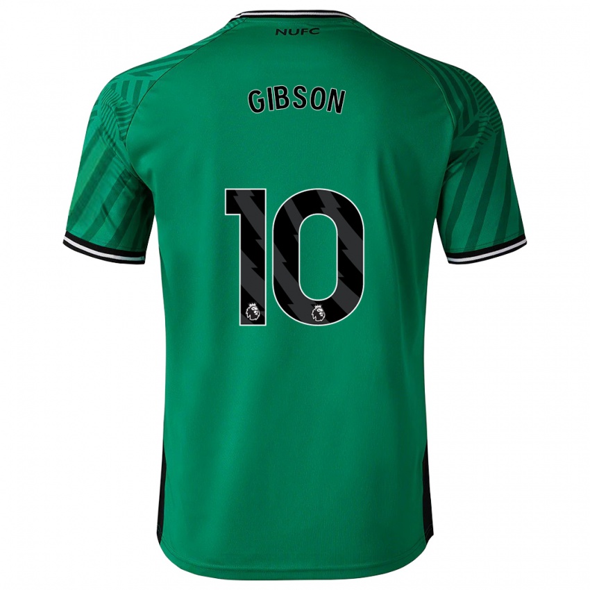 Homem Camisola Georgia Gibson #10 Verde Alternativa 2023/24 Camisa