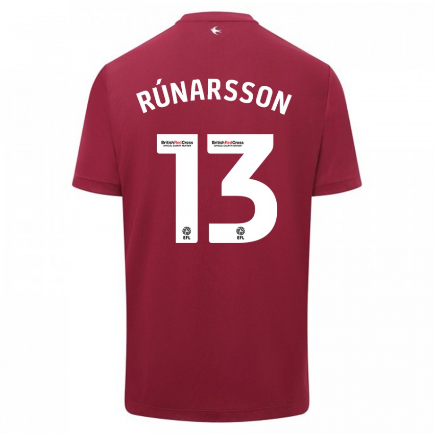 Homem Camisola Runar Alex Runarsson #13 Vermelho Alternativa 2023/24 Camisa