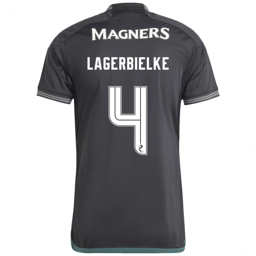 Homem Camisola Gustaf Lagerbielke #4 Preto Alternativa 2023/24 Camisa