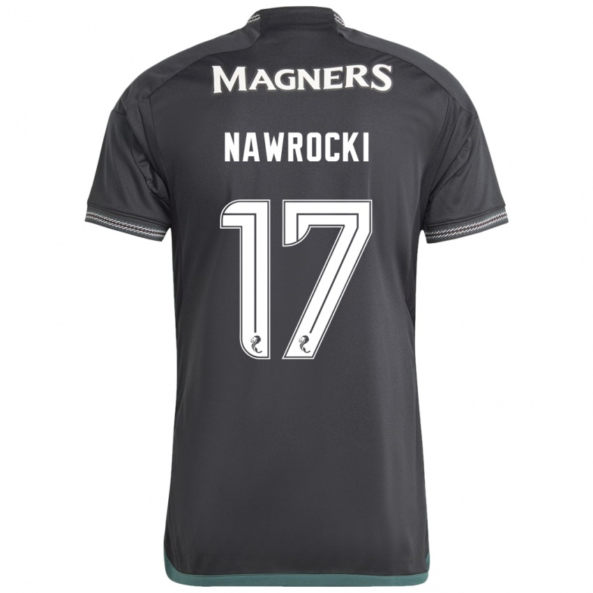 Homem Camisola Maik Nawrocki #17 Preto Alternativa 2023/24 Camisa