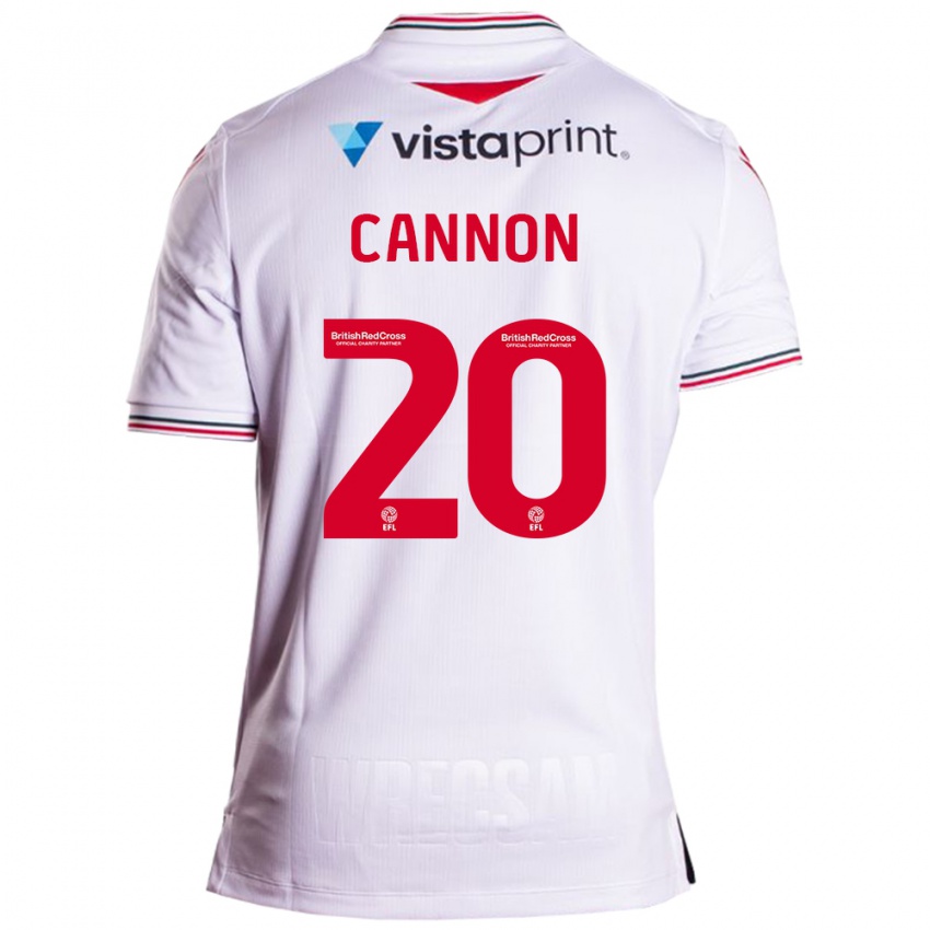 Homem Camisola Andy Cannon #20 Branco Alternativa 2023/24 Camisa
