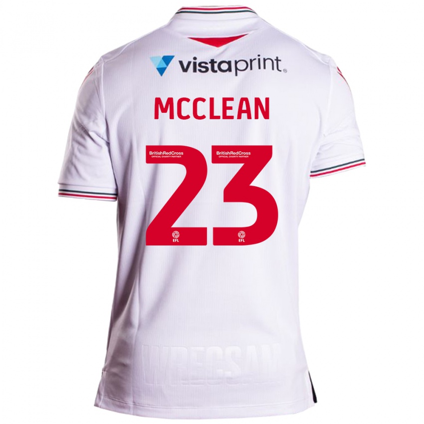 Homem Camisola James Mcclean #23 Branco Alternativa 2023/24 Camisa