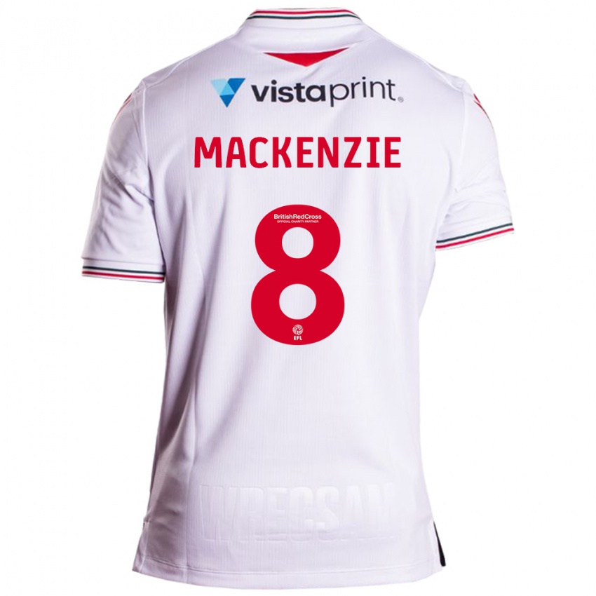 Homem Camisola Libby Mackenzie #8 Branco Alternativa 2023/24 Camisa