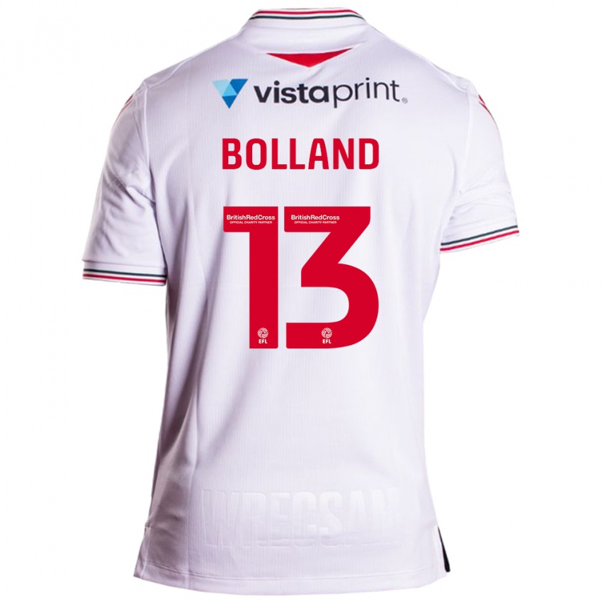 Homem Camisola Charlotte Bolland #13 Branco Alternativa 2023/24 Camisa