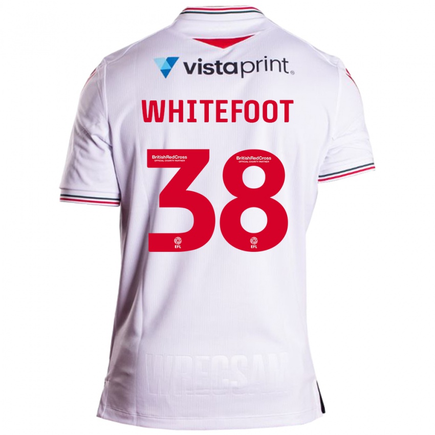 Homem Camisola Lily Whitefoot #38 Branco Alternativa 2023/24 Camisa