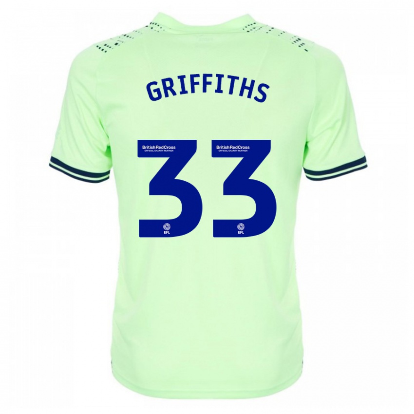 Homem Camisola Josh Griffiths #33 Marinha Alternativa 2023/24 Camisa