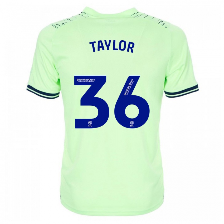 Homem Camisola Caleb Taylor #36 Marinha Alternativa 2023/24 Camisa