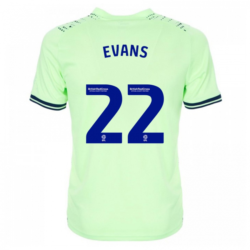 Homem Camisola Kate Evans #22 Marinha Alternativa 2023/24 Camisa