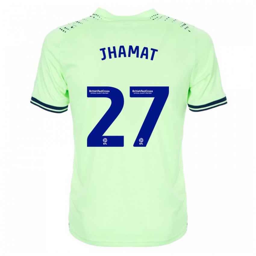 Homem Camisola Simran Jhamat #27 Marinha Alternativa 2023/24 Camisa