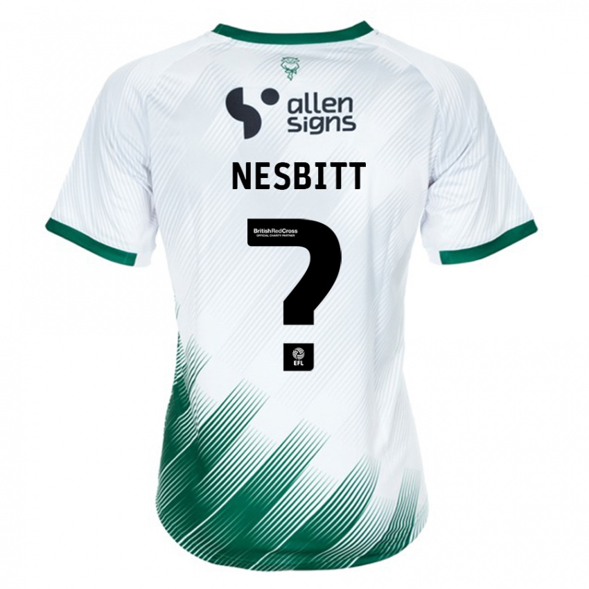 Homem Camisola Louis Nesbitt #0 Branco Alternativa 2023/24 Camisa