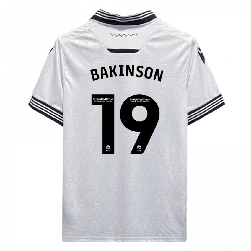 Homem Camisola Tyreeq Bakinson #19 Branco Alternativa 2023/24 Camisa