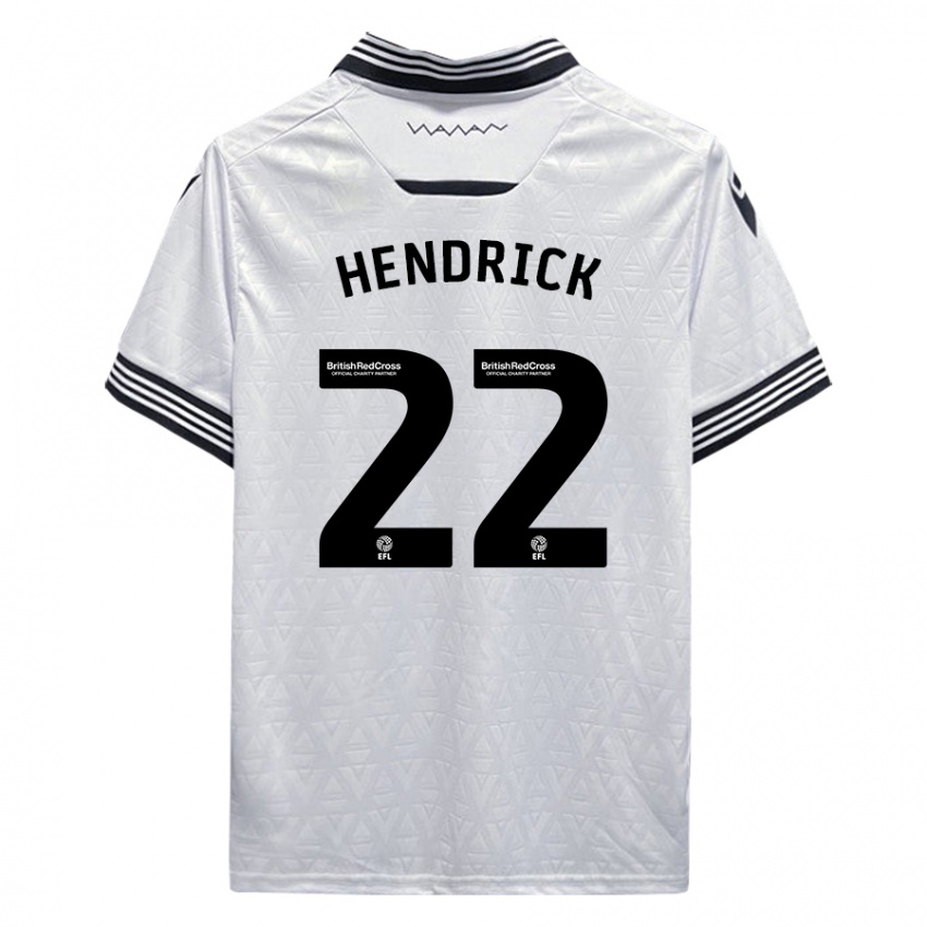 Homem Camisola Jeff Hendrick #22 Branco Alternativa 2023/24 Camisa