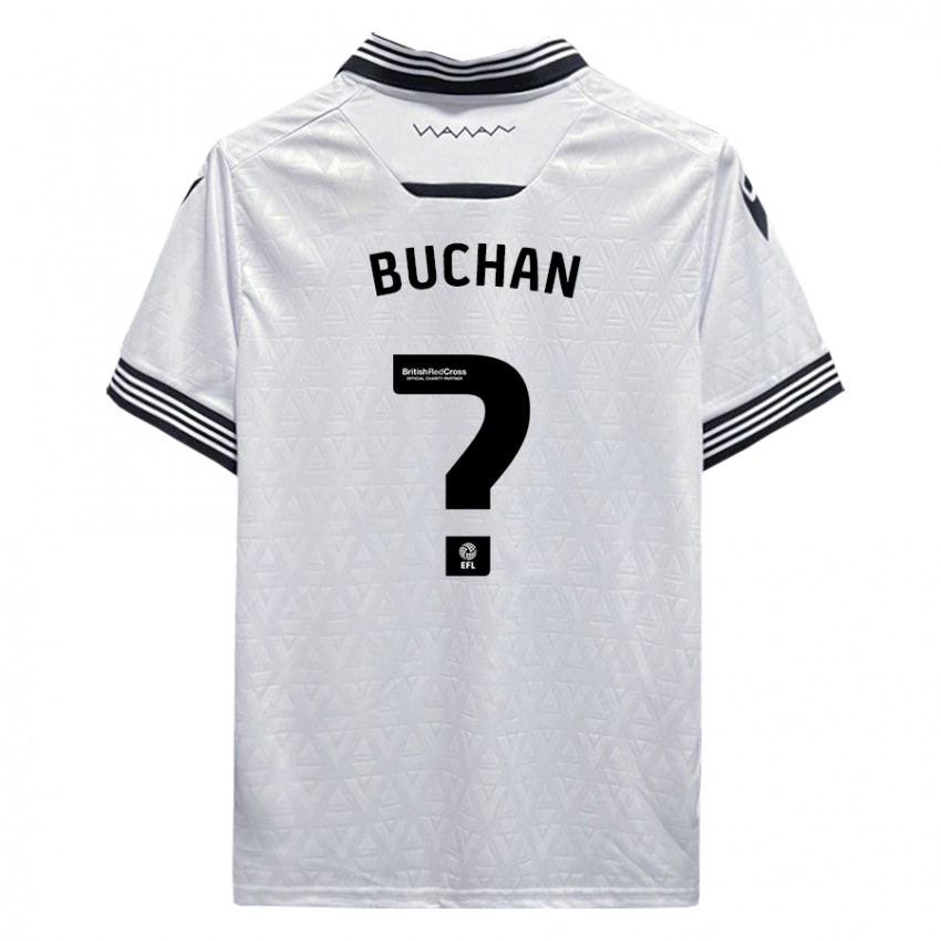 Homem Camisola Jay Buchan #0 Branco Alternativa 2023/24 Camisa