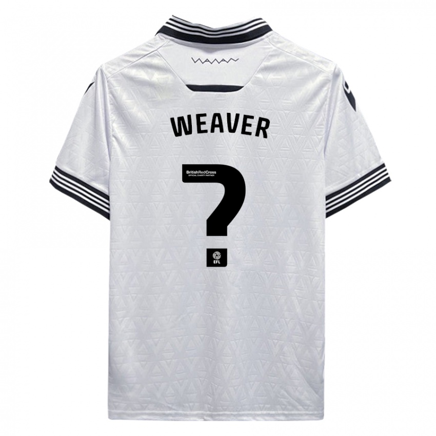 Homem Camisola Ernie Weaver #0 Branco Alternativa 2023/24 Camisa