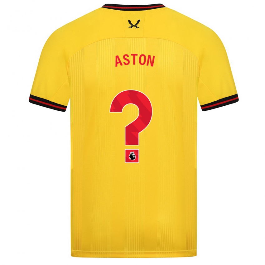 Homem Camisola Sam Aston #0 Amarelo Alternativa 2023/24 Camisa