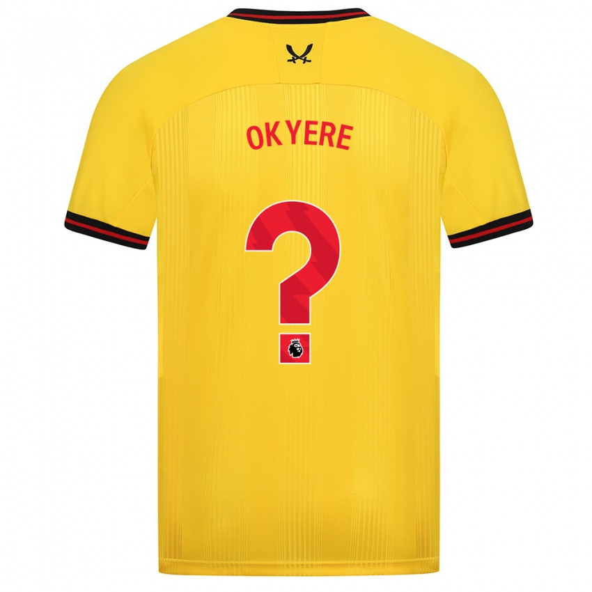 Homem Camisola Seth Okyere #0 Amarelo Alternativa 2023/24 Camisa