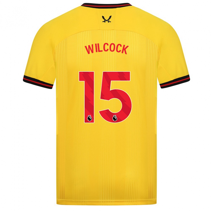 Homem Camisola Tamara Wilcock #15 Amarelo Alternativa 2023/24 Camisa