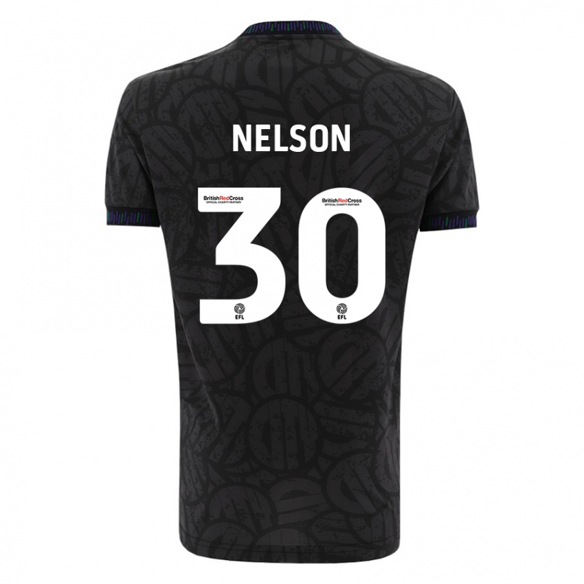Homem Camisola Raekwon Nelson #30 Preto Alternativa 2023/24 Camisa