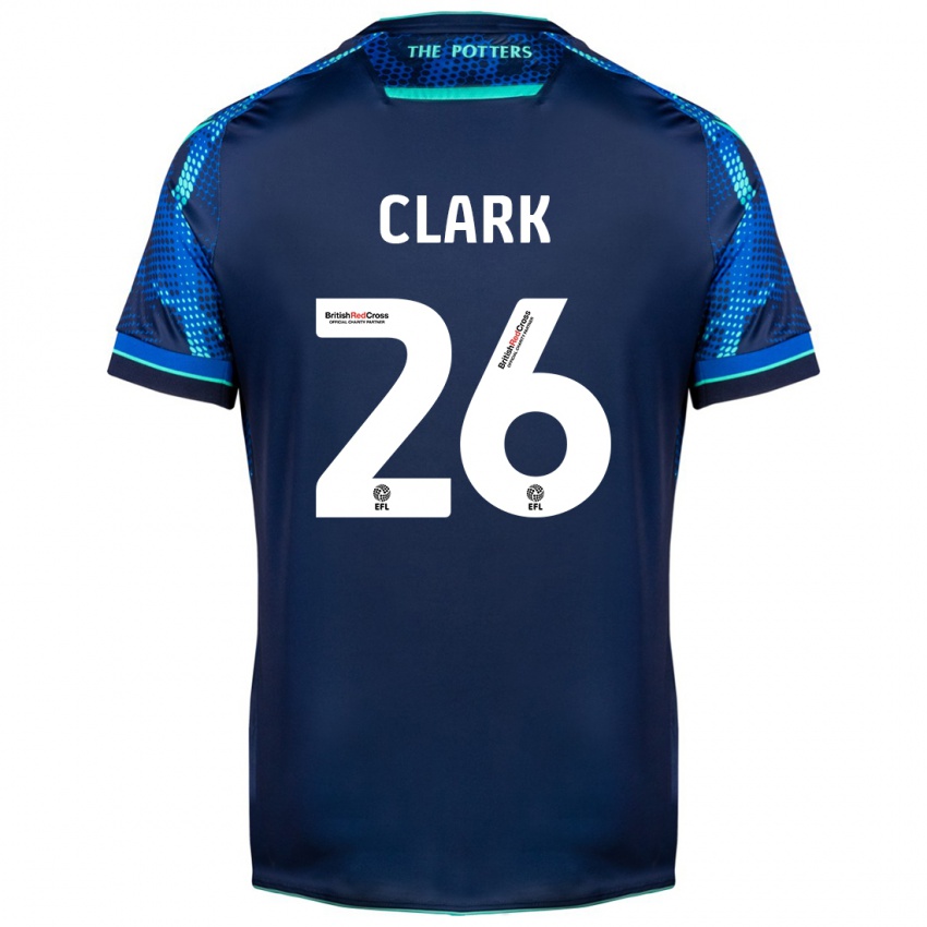 Homem Camisola Ciaran Clark #26 Marinha Alternativa 2023/24 Camisa