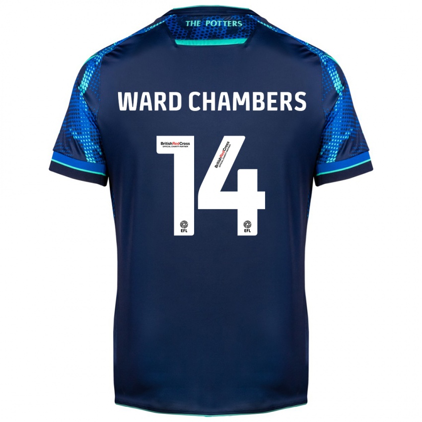 Homem Camisola Courtnay Ward-Chambers #14 Marinha Alternativa 2023/24 Camisa