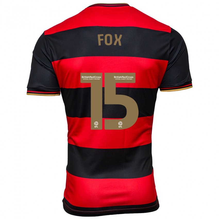 Homem Camisola Morgan Fox #15 Preto Vermelho Alternativa 2023/24 Camisa