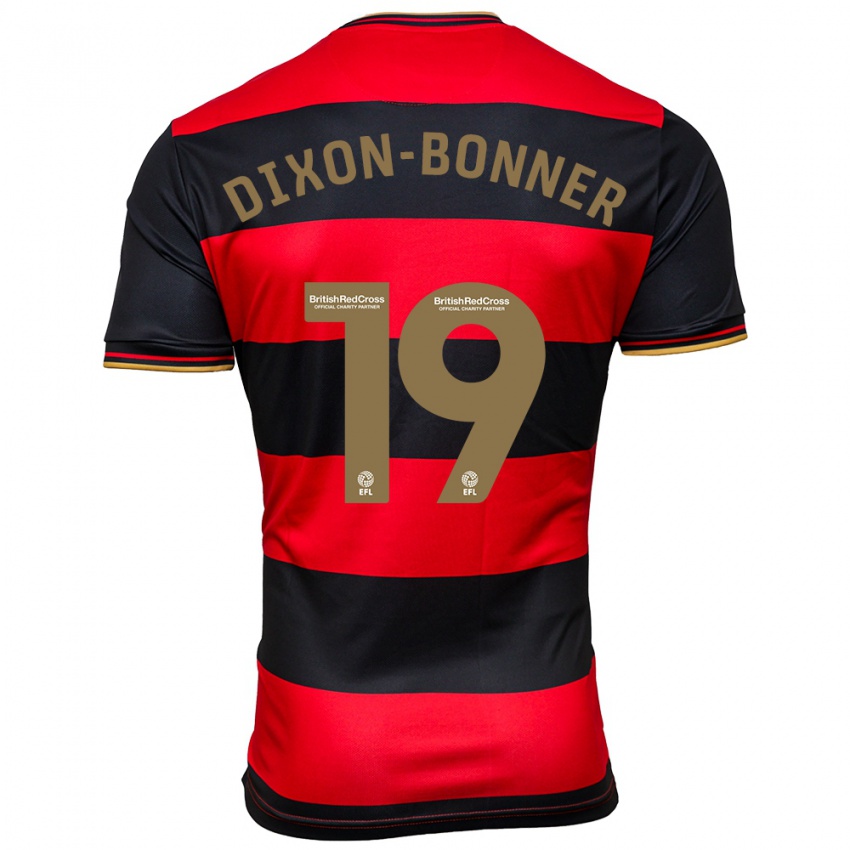 Homem Camisola Elijah Dixon-Bonner #19 Preto Vermelho Alternativa 2023/24 Camisa