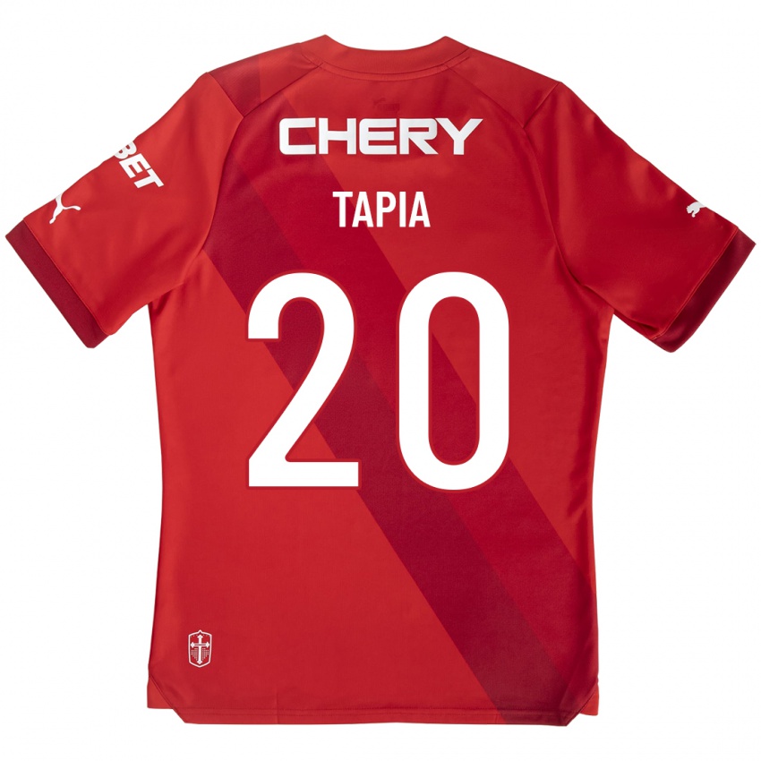 Homem Camisola Gonzalo Tapia #20 Vermelho Alternativa 2023/24 Camisa