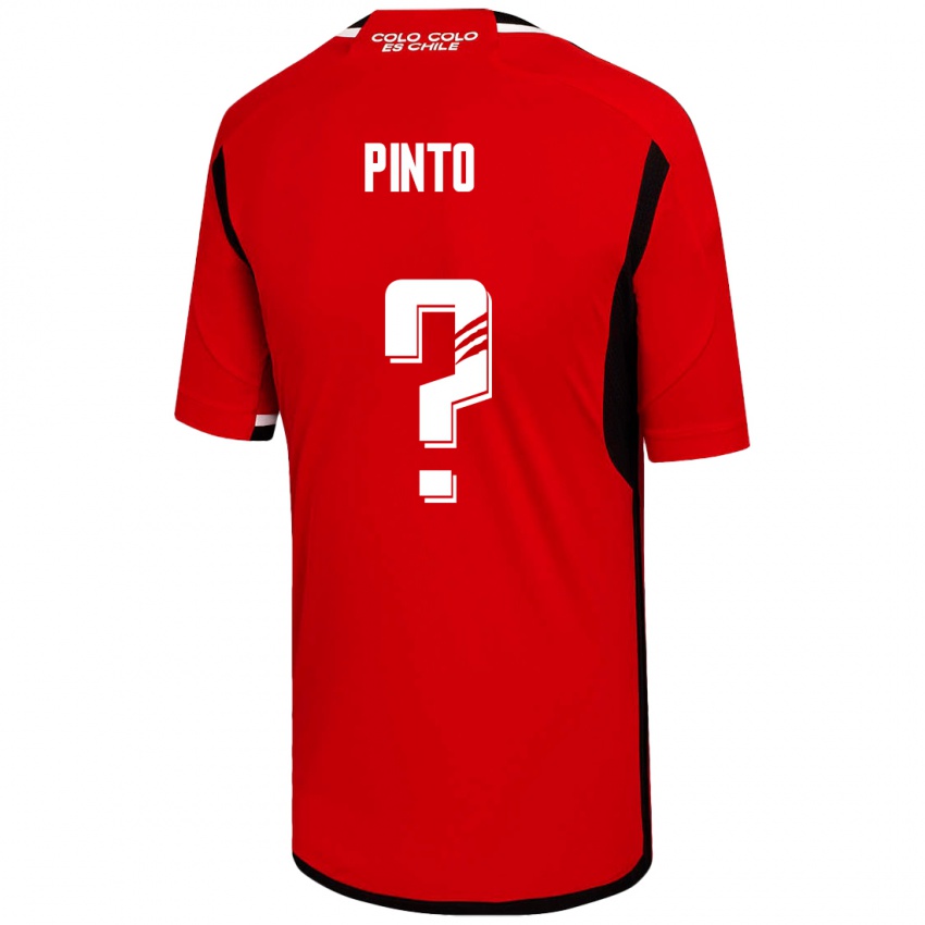 Homem Camisola Matías Pinto #0 Vermelho Alternativa 2023/24 Camisa